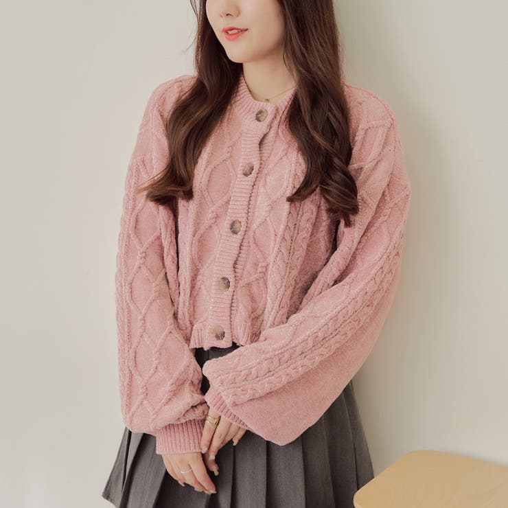 【Web限定】前後2wayモールケーブルニット | NICE CLAUP / OLIVE des OLIVE　OUTLET | 詳細画像33 