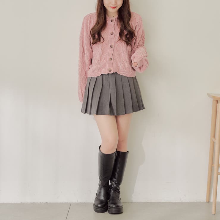 【Web限定】前後2wayモールケーブルニット | NICE CLAUP / OLIVE des OLIVE　OUTLET | 詳細画像36 