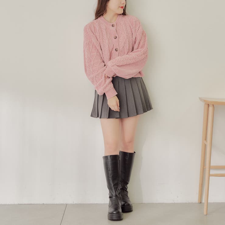 【Web限定】前後2wayモールケーブルニット | NICE CLAUP / OLIVE des OLIVE　OUTLET | 詳細画像38 