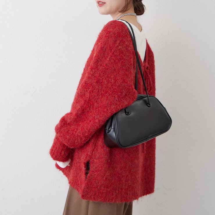 ブークレV開きニットプルオーバー | RMAF　NICE CLAUP / OLIVE des OLIVE | 詳細画像38 