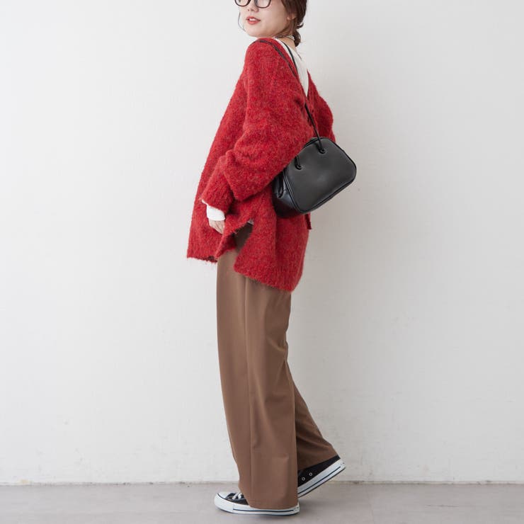 ブークレV開きニットプルオーバー | RMAF　NICE CLAUP / OLIVE des OLIVE | 詳細画像44 