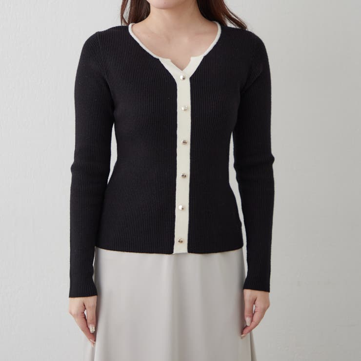 キーネックカーディガンライクリブプルオーバー | RMAF　NICE CLAUP / OLIVE des OLIVE | 詳細画像44 