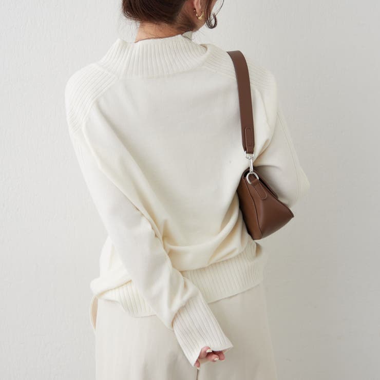 【5色展開】エポーレットショルダーハイネックプルオーバー | RMAF　NICE CLAUP / OLIVE des OLIVE | 詳細画像15 