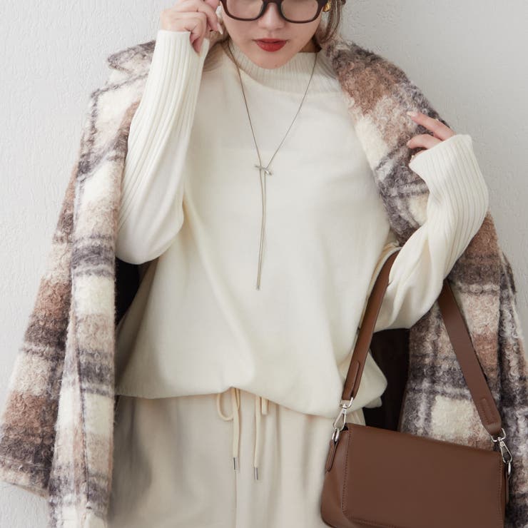 【5色展開】エポーレットショルダーハイネックプルオーバー | RMAF　NICE CLAUP / OLIVE des OLIVE | 詳細画像16 