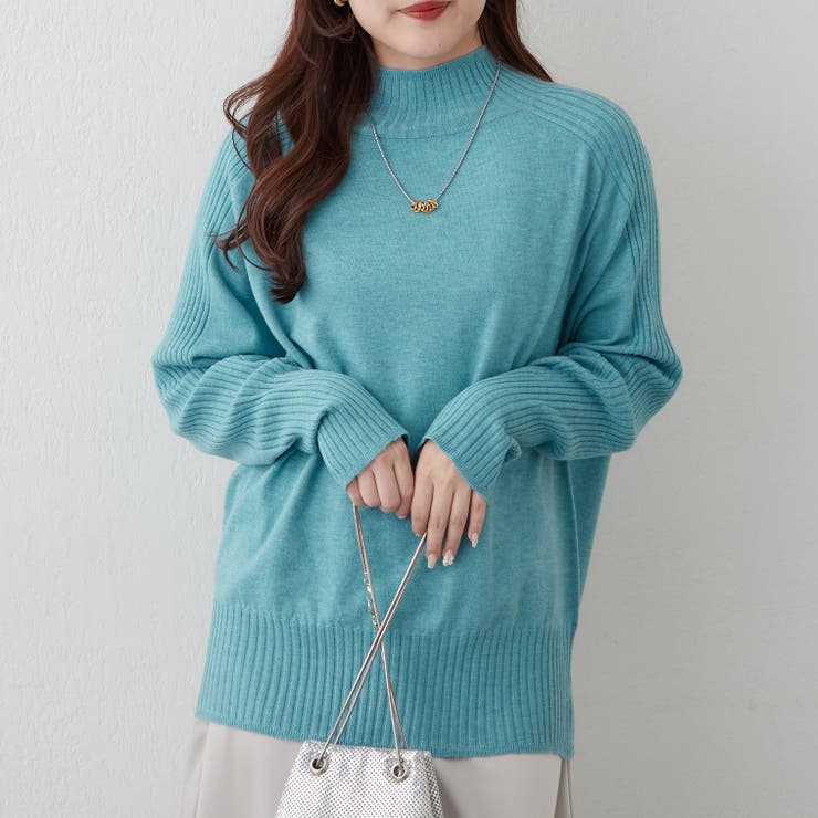 【5色展開】エポーレットショルダーハイネックプルオーバー | RMAF　NICE CLAUP / OLIVE des OLIVE | 詳細画像20 