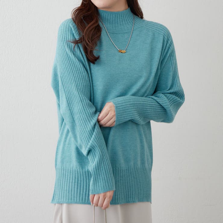 【5色展開】エポーレットショルダーハイネックプルオーバー | RMAF　NICE CLAUP / OLIVE des OLIVE | 詳細画像21 