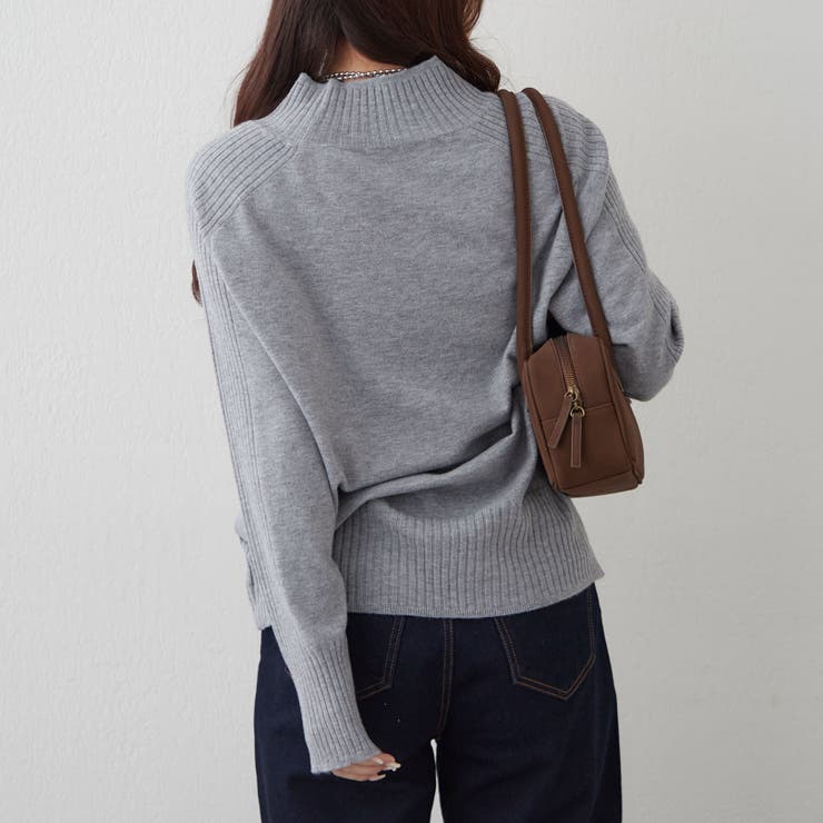 【5色展開】エポーレットショルダーハイネックプルオーバー | RMAF　NICE CLAUP / OLIVE des OLIVE | 詳細画像31 