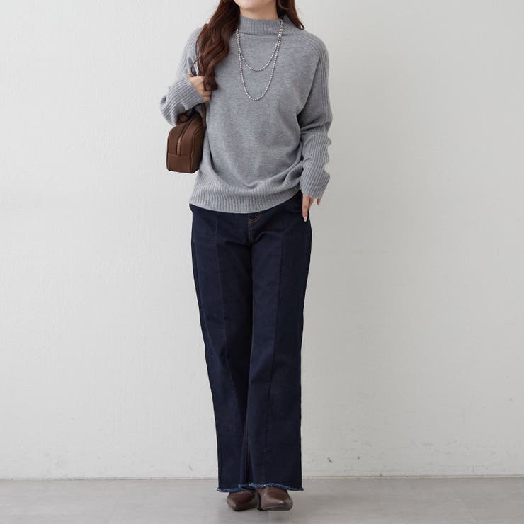 【5色展開】エポーレットショルダーハイネックプルオーバー | RMAF　NICE CLAUP / OLIVE des OLIVE | 詳細画像32 