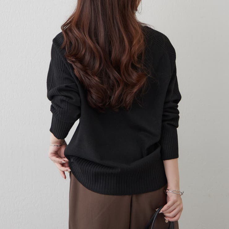 【5色展開】エポーレットショルダーハイネックプルオーバー | RMAF　NICE CLAUP / OLIVE des OLIVE | 詳細画像40 