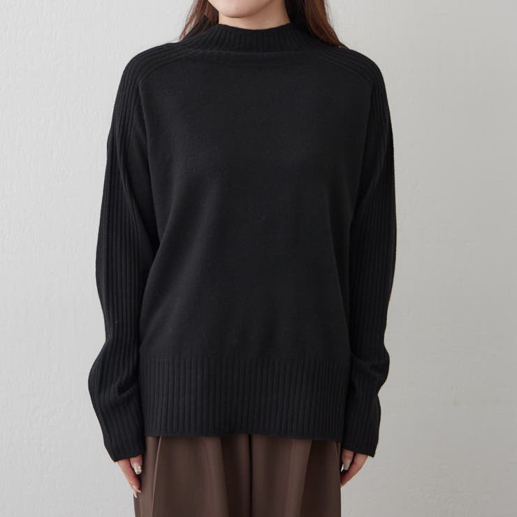 【5色展開】エポーレットショルダーハイネックプルオーバー | RMAF　NICE CLAUP / OLIVE des OLIVE | 詳細画像44 