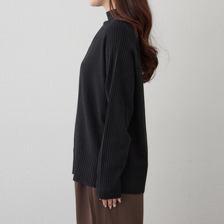 【5色展開】エポーレットショルダーハイネックプルオーバー | RMAF　NICE CLAUP / OLIVE des OLIVE | 詳細画像45 