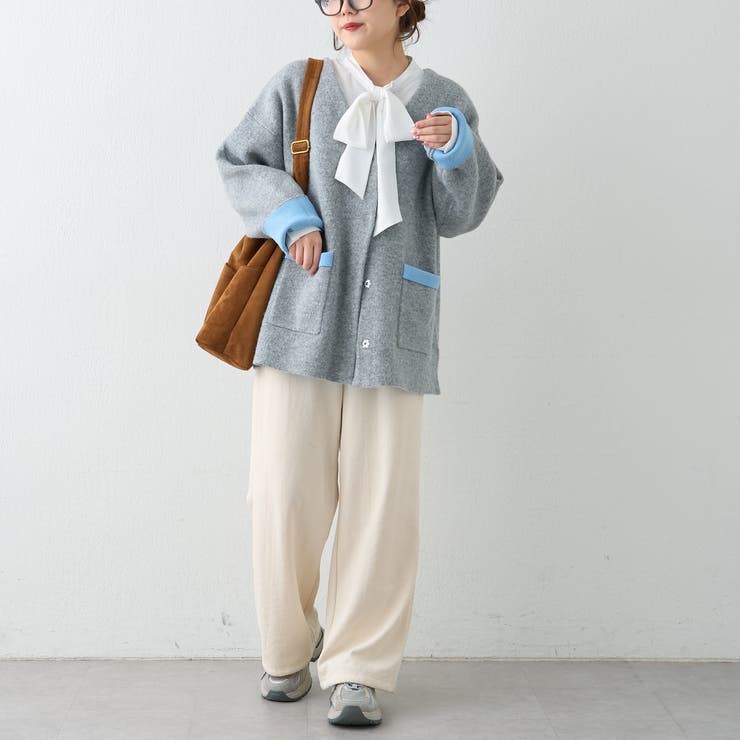 【nane】ダブルフェイスカーディガン | RMAF　NICE CLAUP / OLIVE des OLIVE | 詳細画像52 