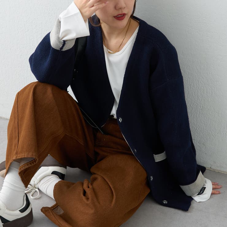 【nane】ダブルフェイスカーディガン | RMAF　NICE CLAUP / OLIVE des OLIVE | 詳細画像55 