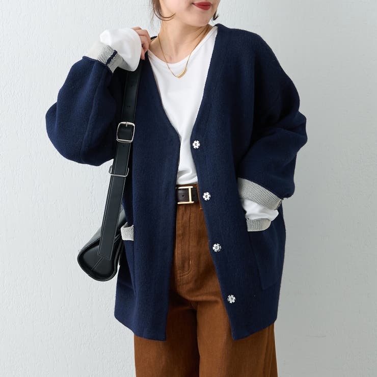 【nane】ダブルフェイスカーディガン | RMAF　NICE CLAUP / OLIVE des OLIVE | 詳細画像57 