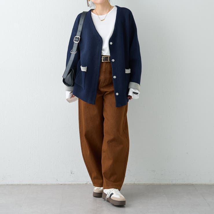 【nane】ダブルフェイスカーディガン | RMAF　NICE CLAUP / OLIVE des OLIVE | 詳細画像63 