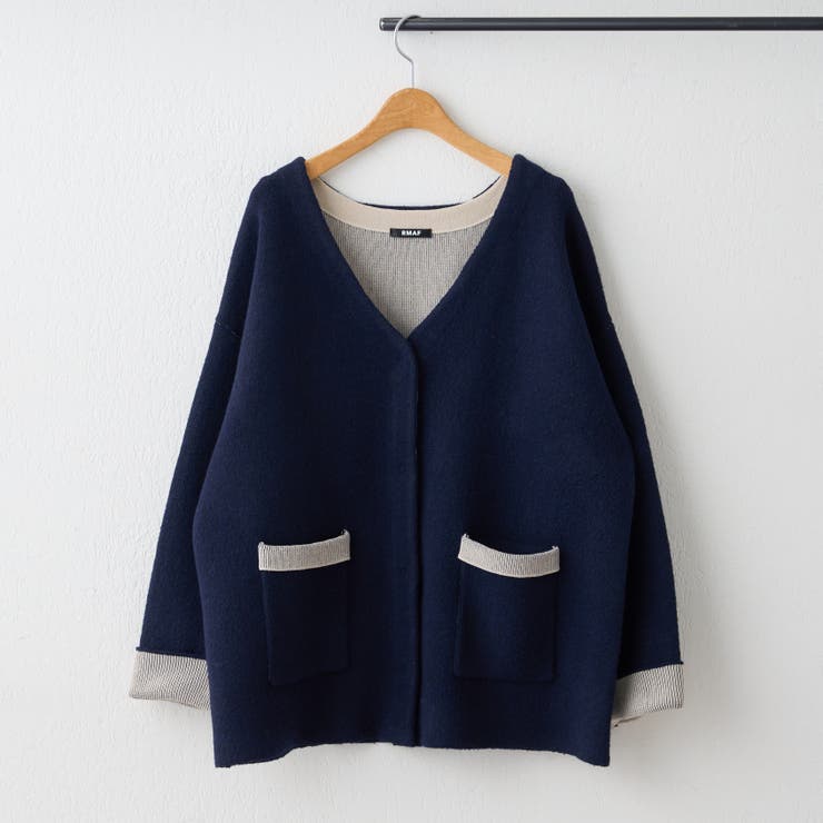 【nane】ダブルフェイスカーディガン | RMAF　NICE CLAUP / OLIVE des OLIVE | 詳細画像70 