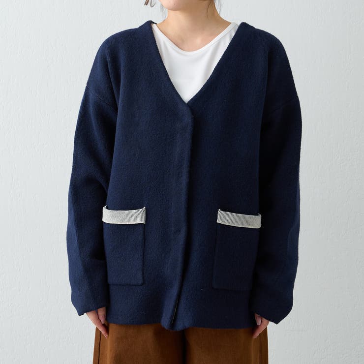 【nane】ダブルフェイスカーディガン | RMAF　NICE CLAUP / OLIVE des OLIVE | 詳細画像71 