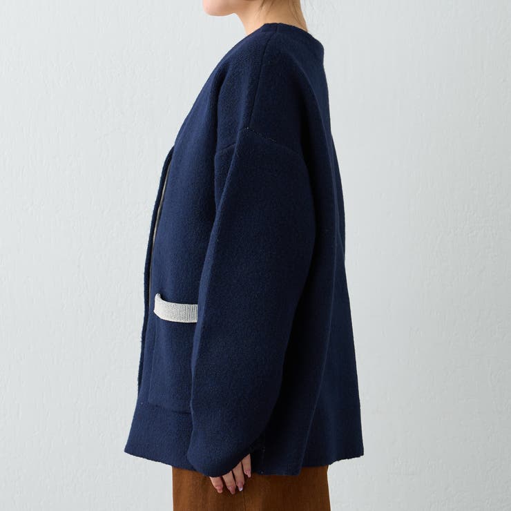 【nane】ダブルフェイスカーディガン | RMAF　NICE CLAUP / OLIVE des OLIVE | 詳細画像72 