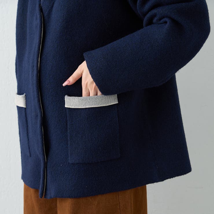 【nane】ダブルフェイスカーディガン | RMAF　NICE CLAUP / OLIVE des OLIVE | 詳細画像76 