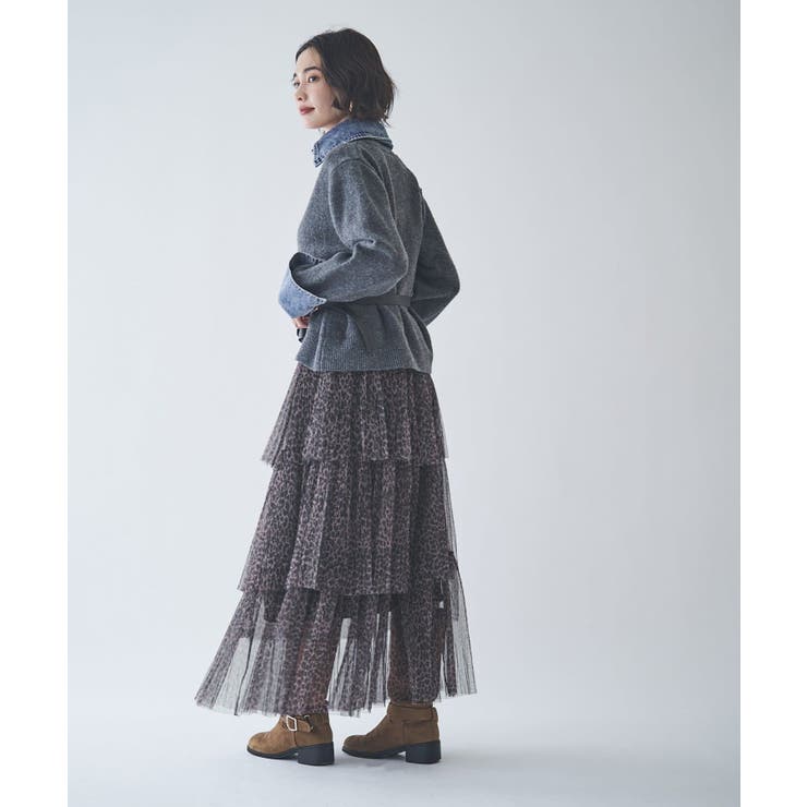 【Web限定】【nane】デニムドッキングカーディガン | RMAF　NICE CLAUP / OLIVE des OLIVE | 詳細画像29 