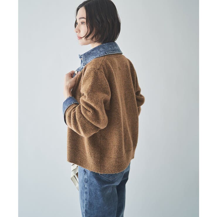 【Web限定】【nane】デニムドッキングカーディガン | RMAF　NICE CLAUP / OLIVE des OLIVE | 詳細画像37 