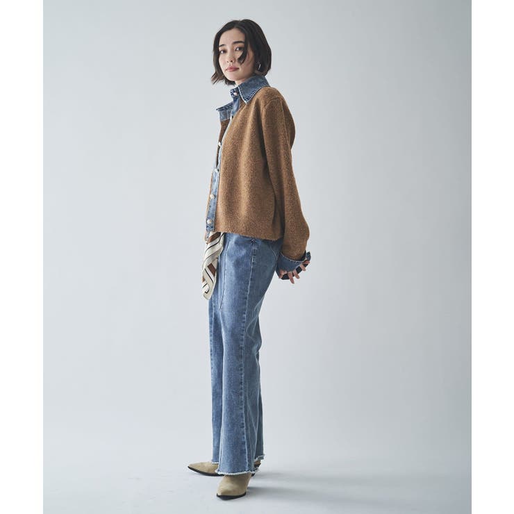 【Web限定】【nane】デニムドッキングカーディガン | RMAF　NICE CLAUP / OLIVE des OLIVE | 詳細画像40 