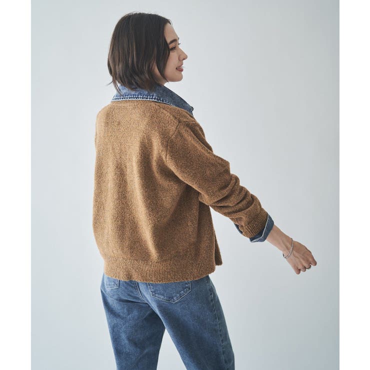 【Web限定】【nane】デニムドッキングカーディガン | RMAF　NICE CLAUP / OLIVE des OLIVE | 詳細画像45 