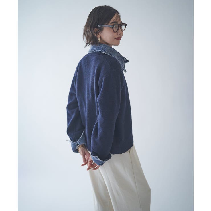 【Web限定】【nane】デニムドッキングカーディガン | RMAF　NICE CLAUP / OLIVE des OLIVE | 詳細画像53 