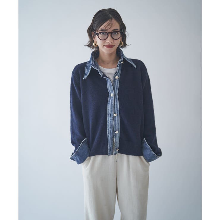 【Web限定】【nane】デニムドッキングカーディガン | RMAF　NICE CLAUP / OLIVE des OLIVE | 詳細画像58 