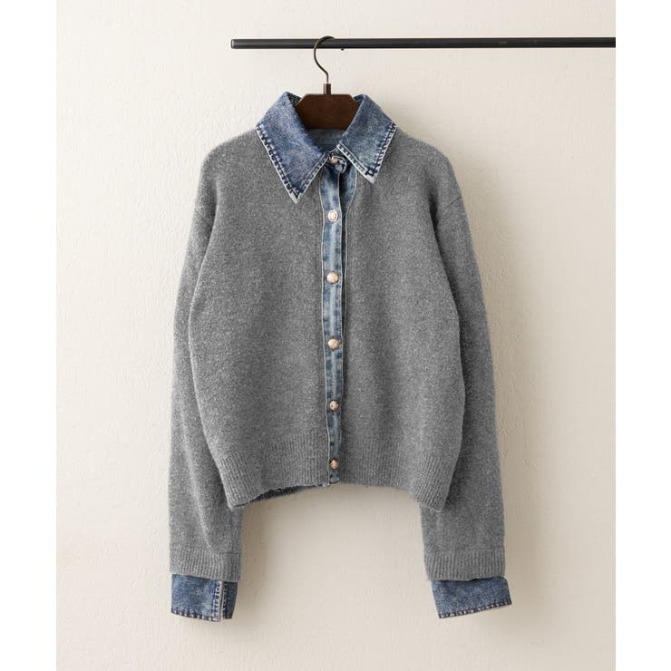 【Web限定】【nane】デニムドッキングカーディガン | RMAF　NICE CLAUP / OLIVE des OLIVE | 詳細画像66 