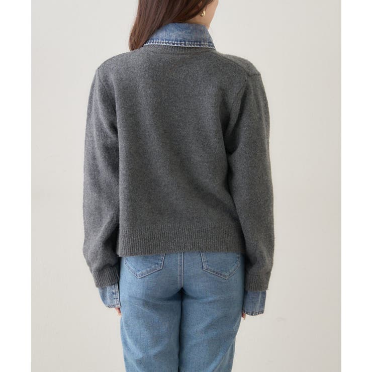 【Web限定】【nane】デニムドッキングカーディガン | RMAF　NICE CLAUP / OLIVE des OLIVE | 詳細画像72 