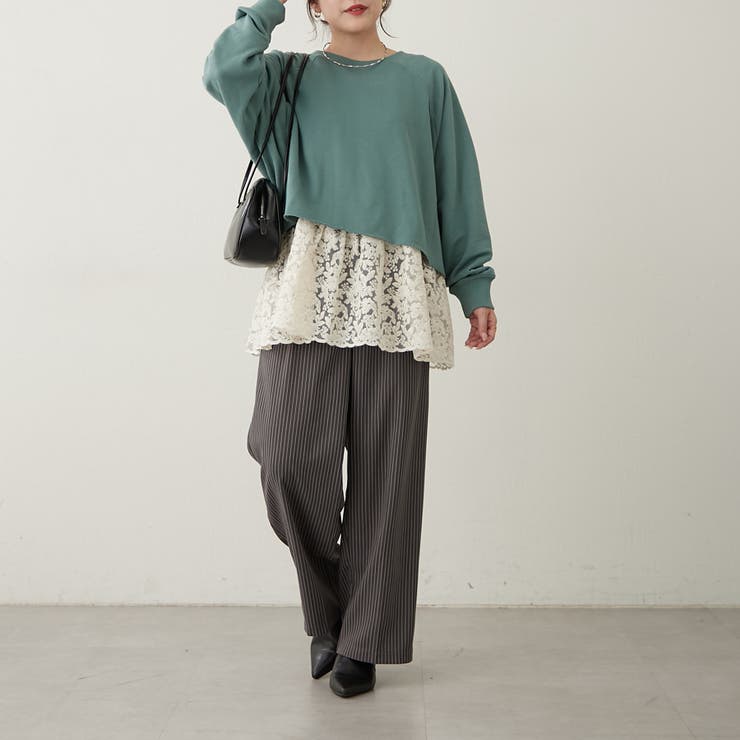 【セットアイテム】裏毛プルオーバー+レースキャミ | RMAF　NICE CLAUP / OLIVE des OLIVE | 詳細画像20 