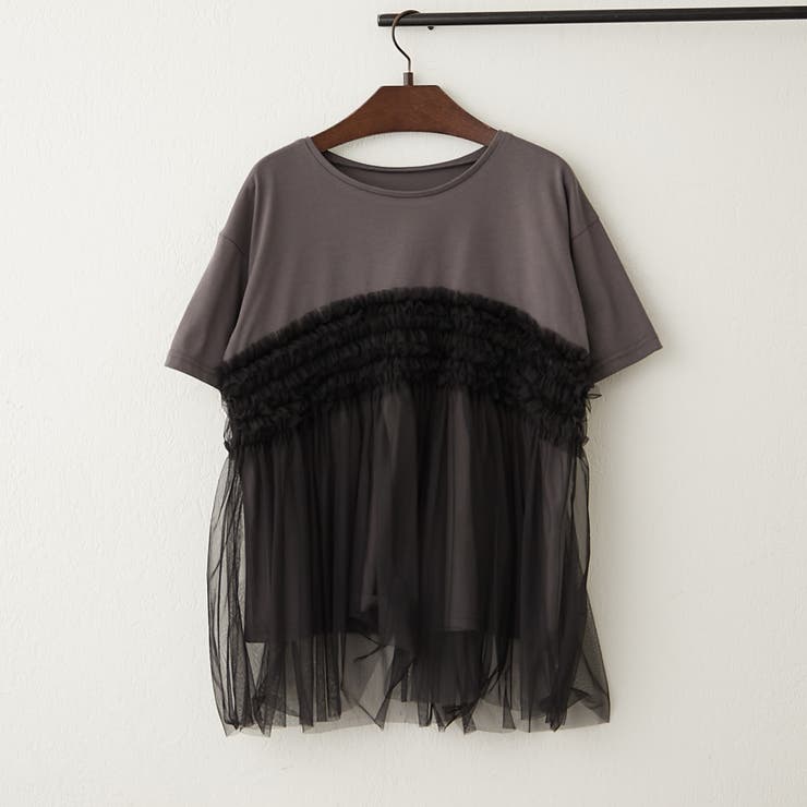 チュールフリルドッキングTシャツ | RMAF　NICE CLAUP / OLIVE des OLIVE | 詳細画像19 