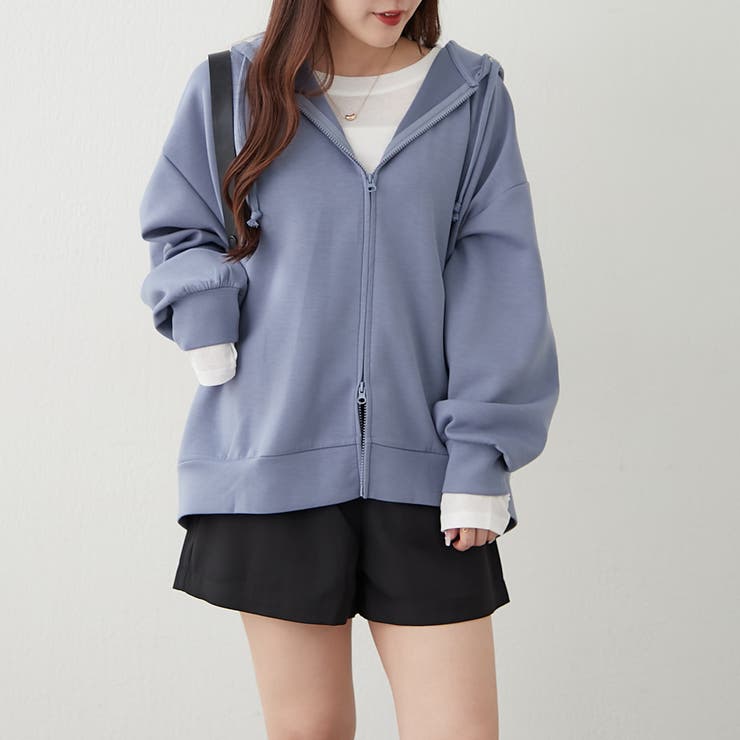 コクーンジップパーカー | RMAF　NICE CLAUP / OLIVE des OLIVE | 詳細画像8 