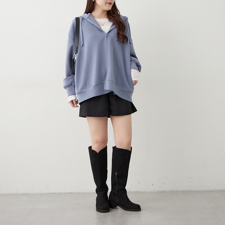 コクーンジップパーカー | RMAF　NICE CLAUP / OLIVE des OLIVE | 詳細画像14 