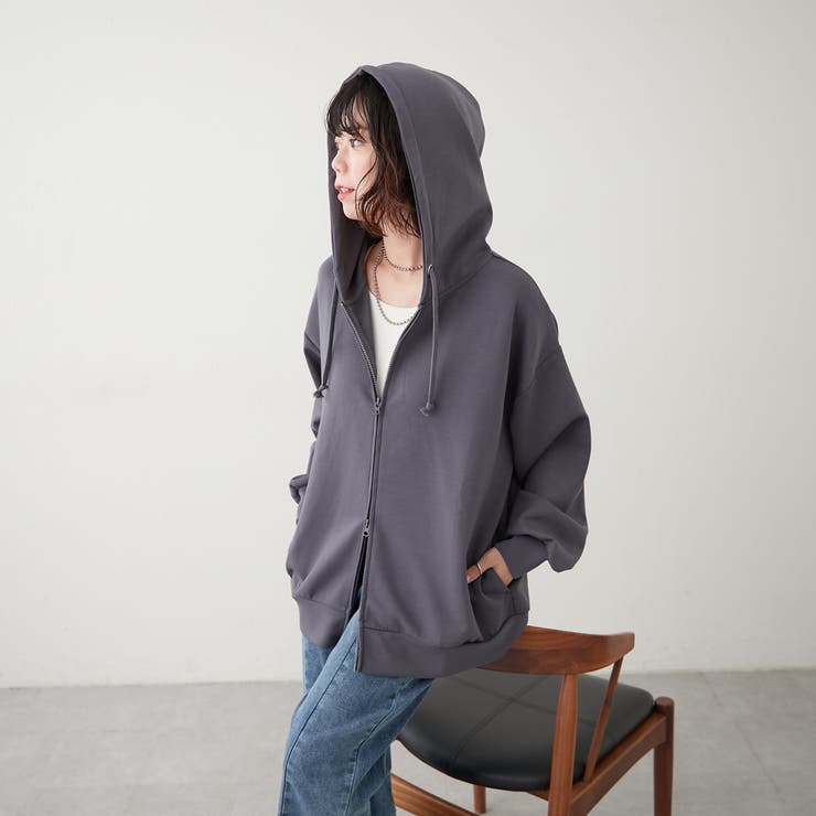 コクーンジップパーカー | RMAF　NICE CLAUP / OLIVE des OLIVE | 詳細画像18 