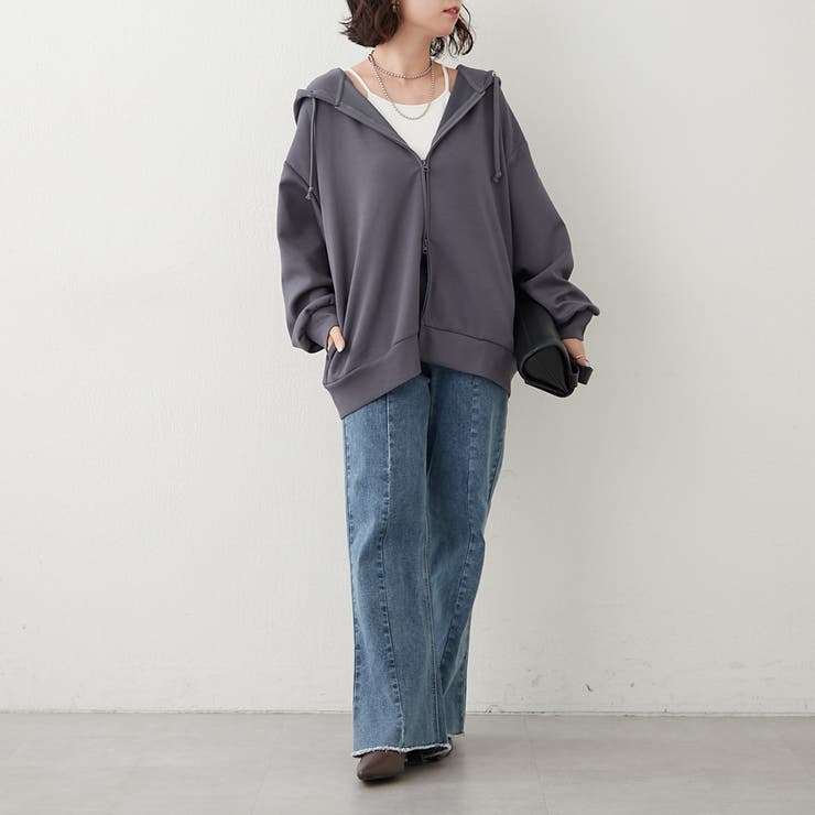 コクーンジップパーカー | RMAF　NICE CLAUP / OLIVE des OLIVE | 詳細画像22 