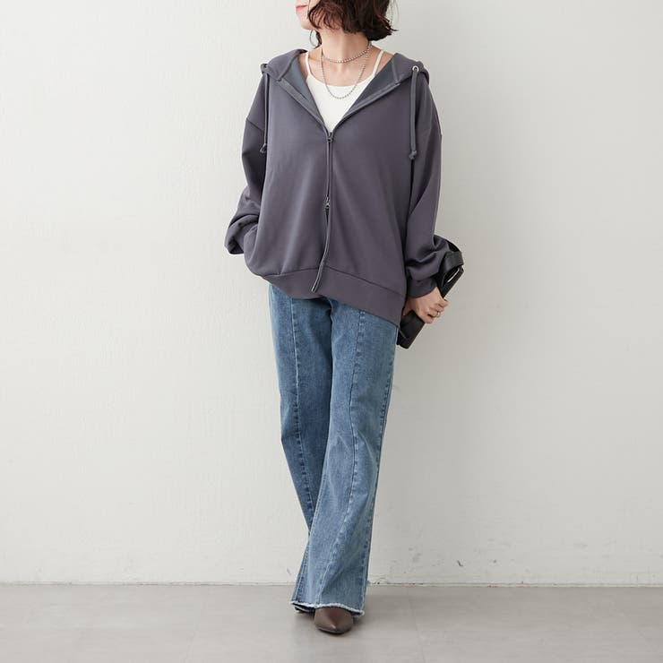 コクーンジップパーカー | RMAF　NICE CLAUP / OLIVE des OLIVE | 詳細画像25 