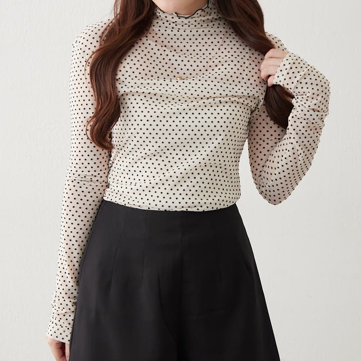 ドットチュールハイネックプルオーバー | RMAF　NICE CLAUP / OLIVE des OLIVE | 詳細画像13 