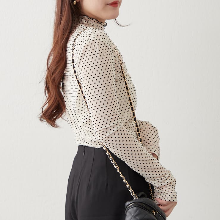 ドットチュールハイネックプルオーバー | RMAF　NICE CLAUP / OLIVE des OLIVE | 詳細画像15 