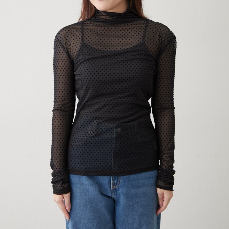 ドットチュールハイネックプルオーバー | RMAF　NICE CLAUP / OLIVE des OLIVE | 詳細画像22 