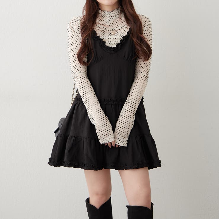 ドットチュールハイネックプルオーバー | RMAF　NICE CLAUP / OLIVE des OLIVE | 詳細画像4 