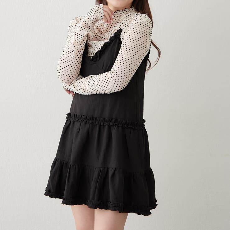 ドットチュールハイネックプルオーバー | RMAF　NICE CLAUP / OLIVE des OLIVE | 詳細画像6 