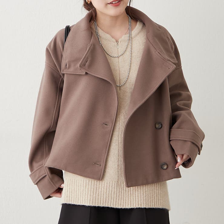 ブラウン | スタンドショートジャケット | RMAF　NICE CLAUP / OLIVE des OLIVE