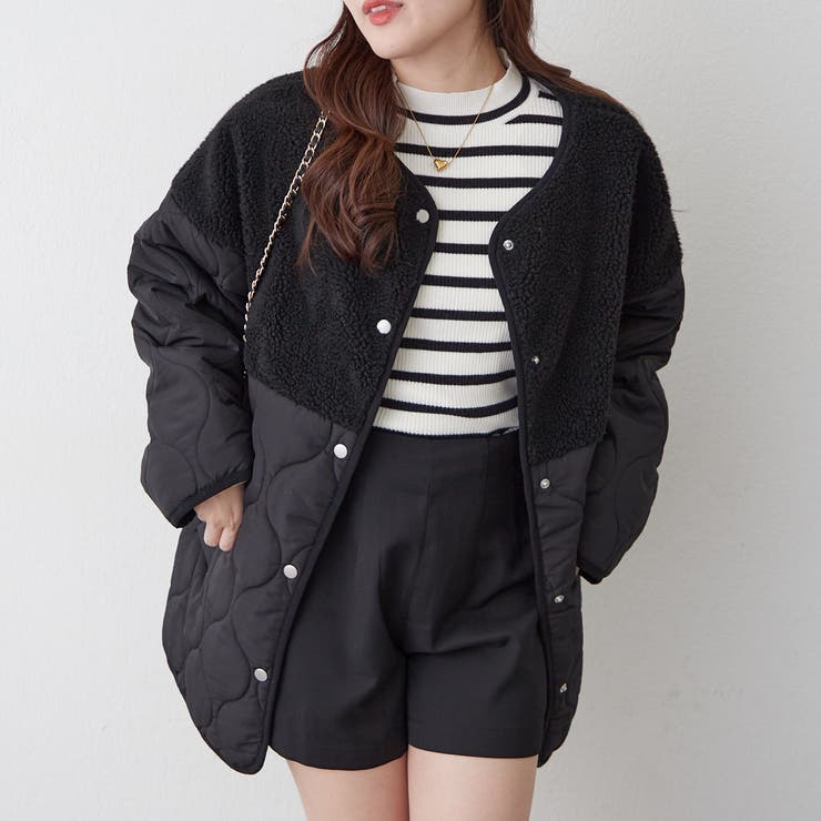 ボア切替キルトジャケット[品番：OLOW0016438]｜RMAF NICE CLAUP