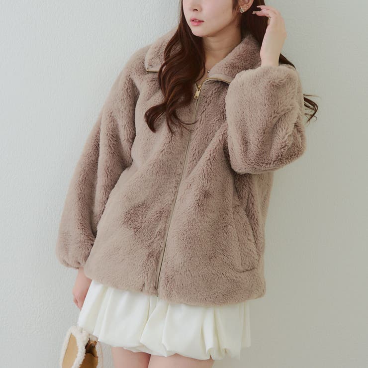 モカ | ファースタンドブルゾン | RMAF　NICE CLAUP / OLIVE des OLIVE