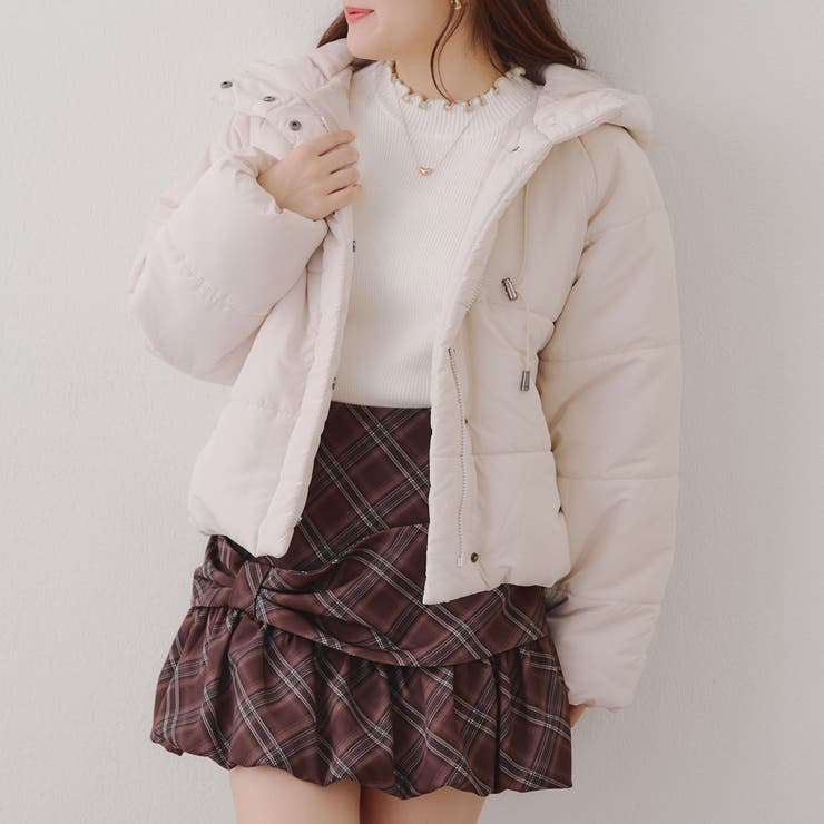 【5色展開】中綿ショートブルゾン | RMAF　NICE CLAUP / OLIVE des OLIVE | 詳細画像7 