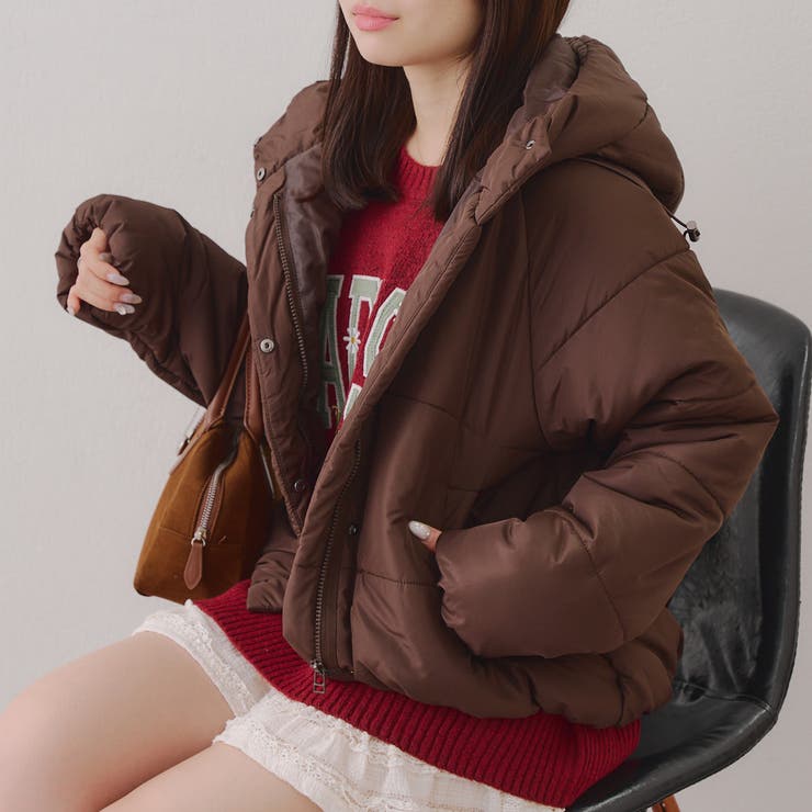 【5色展開】中綿ショートブルゾン | RMAF　NICE CLAUP / OLIVE des OLIVE | 詳細画像21 