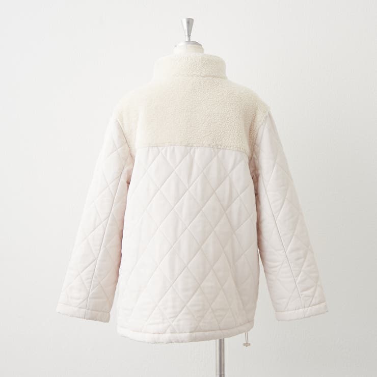 ボア×キルト切替スタンドブルゾン | RMAF　NICE CLAUP / OLIVE des OLIVE | 詳細画像40 