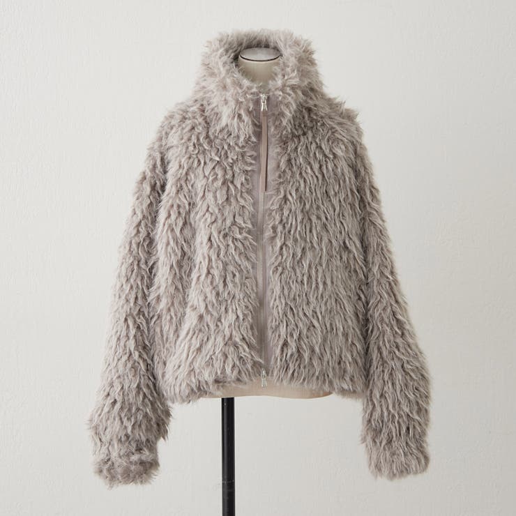 【nane】ミックスファーブルゾン | RMAF　NICE CLAUP / OLIVE des OLIVE | 詳細画像42 